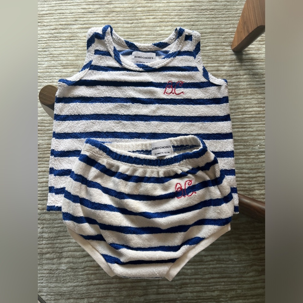 Bobo Choses 18/24 months terry cloth set